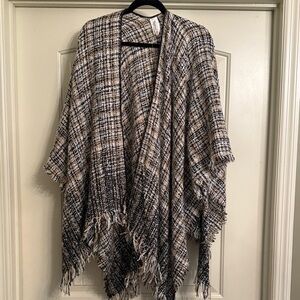 NWOT - Fringe Poncho